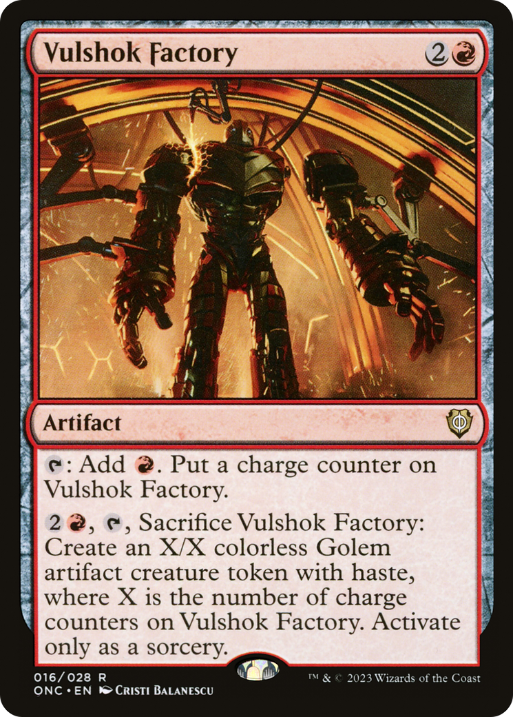 Vulshok Factory [Phyrexia: All Will Be One Commander] | Tabernacle Games