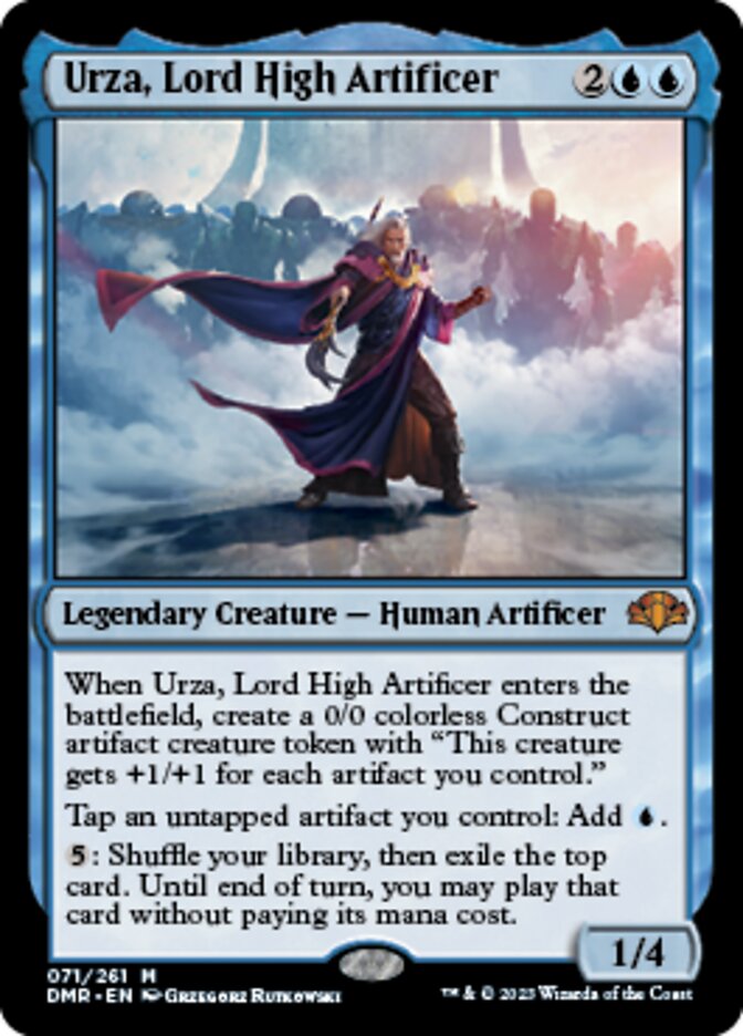 Urza, Lord High Artificer [Dominaria Remastered] | Tabernacle Games