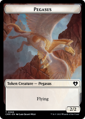 Copy (54) // Pegasus Double-Sided Token [Commander Masters Tokens] | Tabernacle Games