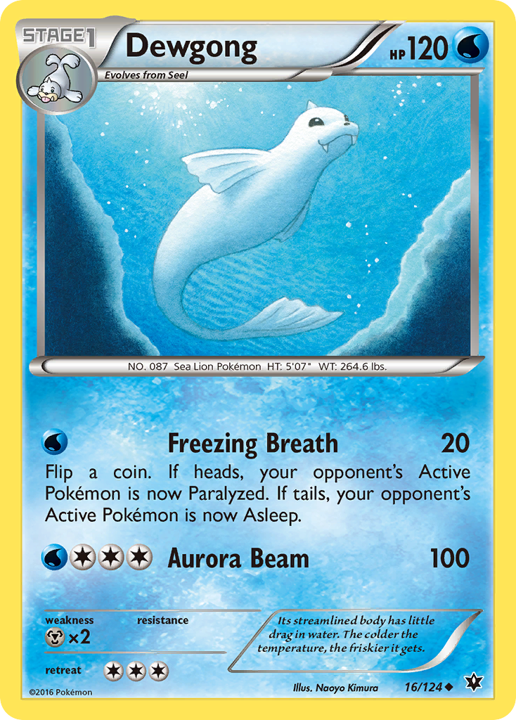 Dewgong (16/124) [XY: Fates Collide] | Tabernacle Games