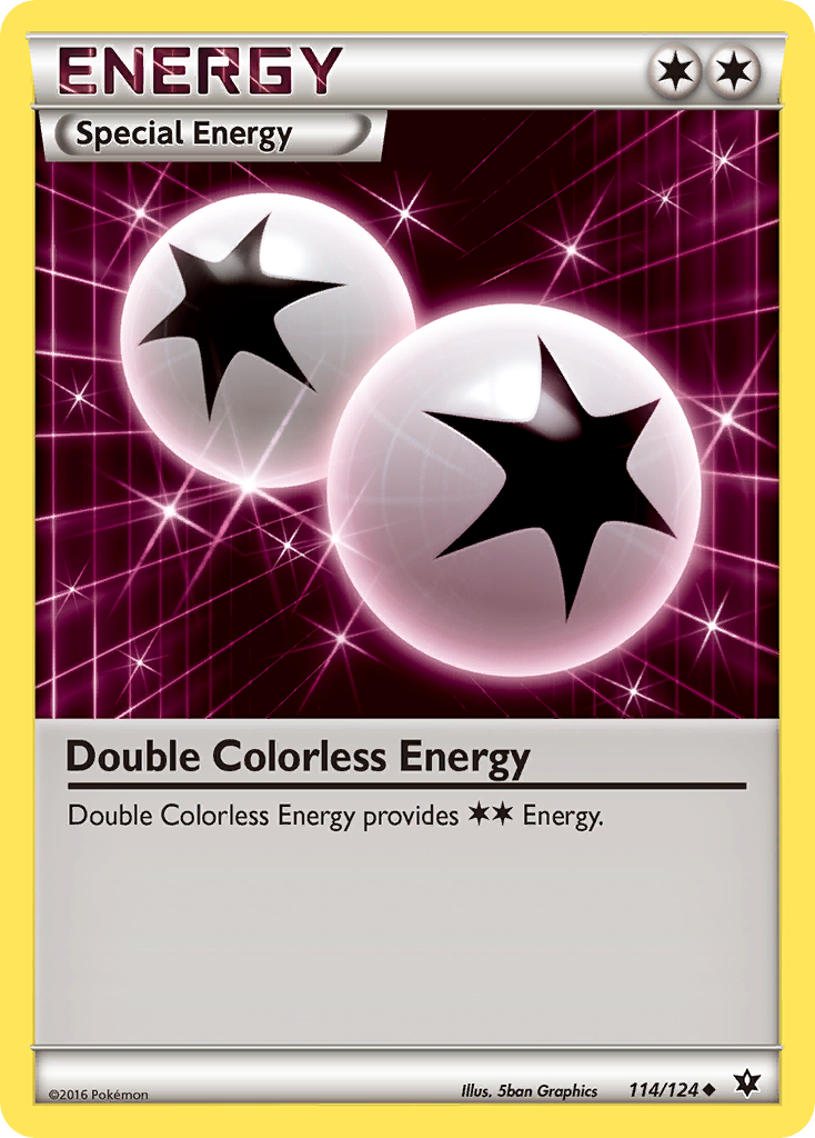 Double Colorless Energy (114/124) [XY: Fates Collide] | Tabernacle Games