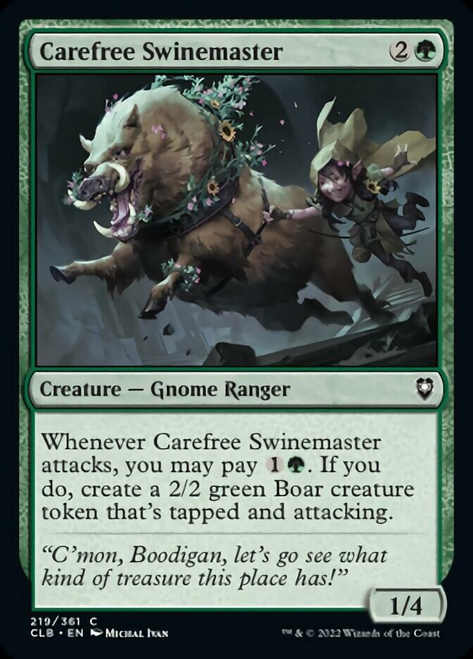 Carefree Swinemaster [Commander Legends: Battle for Baldur's Gate] | Tabernacle Games