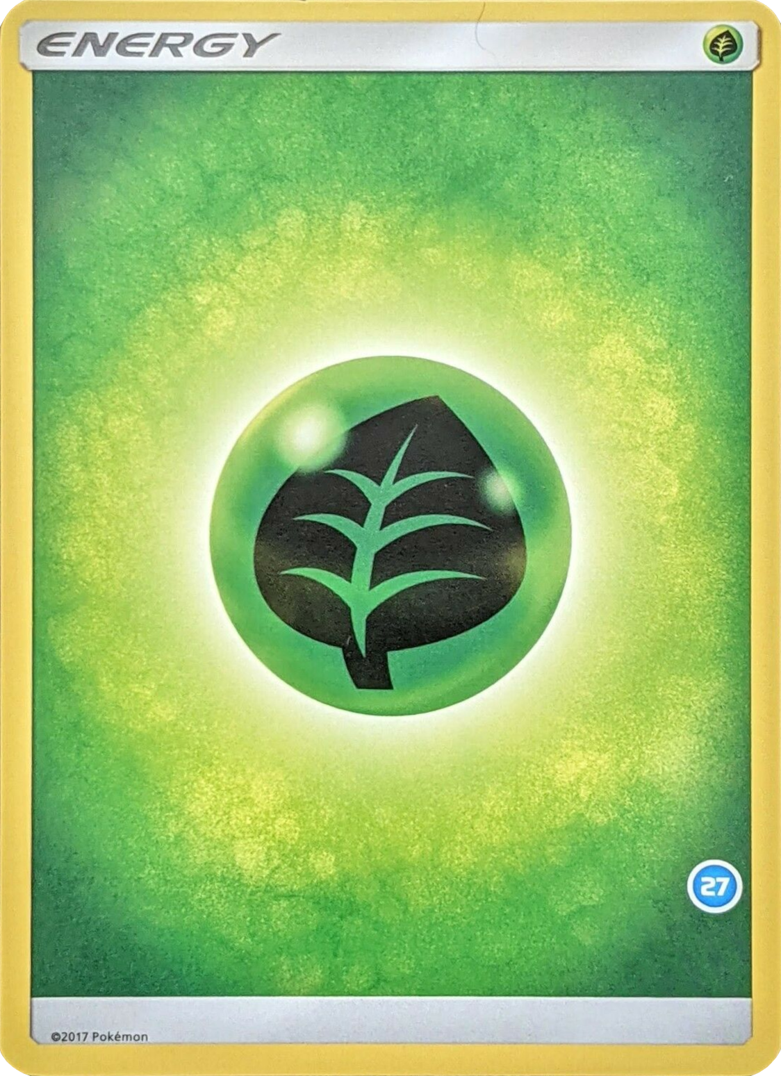 Grass Energy (Deck Exclusive #27) [Sun & Moon: Trainer Kit - Alolan Ninetales] | Tabernacle Games