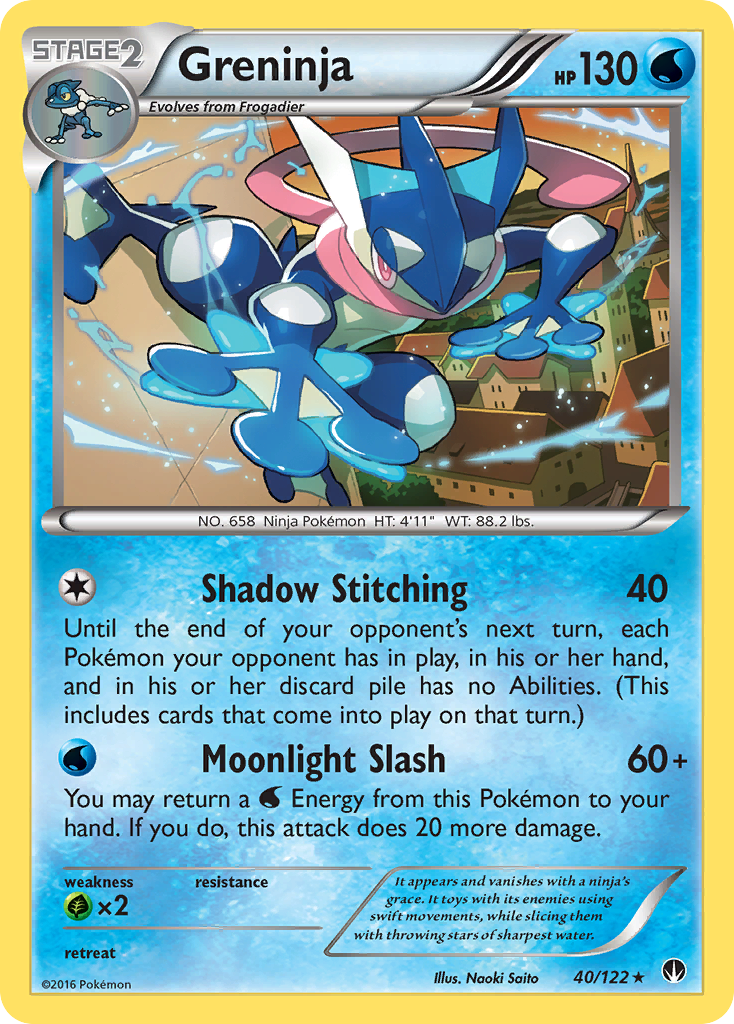 Greninja (40/122) [XY: BREAKpoint] | Tabernacle Games