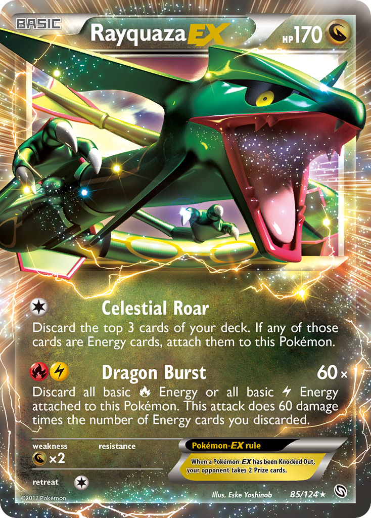 Rayquaza EX (85/124) [Black & White: Dragons Exalted] | Tabernacle Games