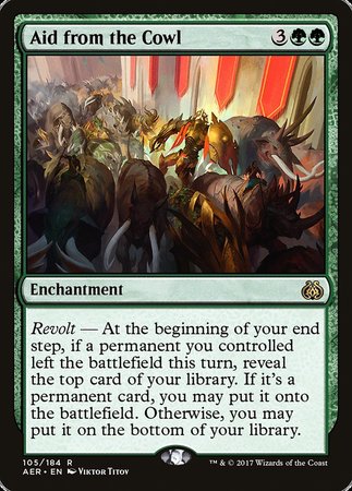Aid from the Cowl [Aether Revolt] | Tabernacle Games