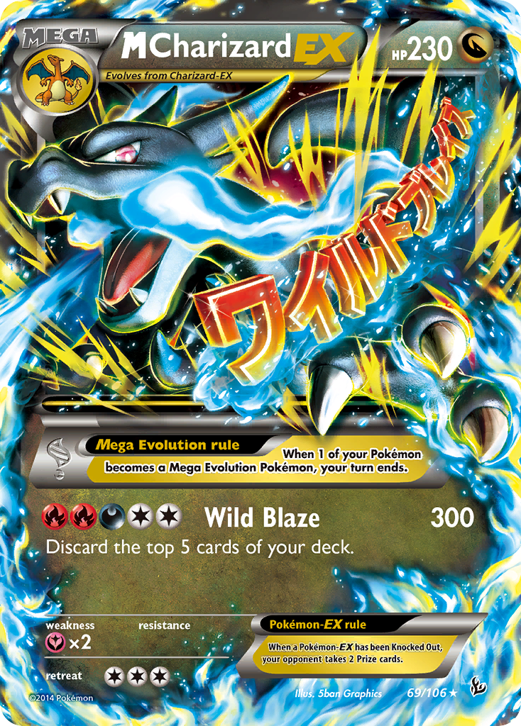 M Charizard EX (69/106) [XY: Flashfire] | Tabernacle Games