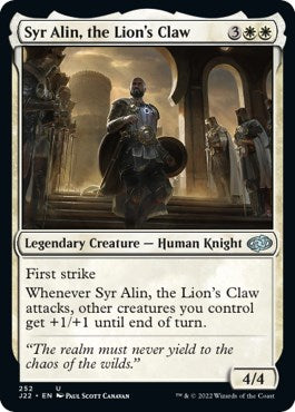 Syr Alin, the Lion's Claw [Jumpstart 2022] | Tabernacle Games