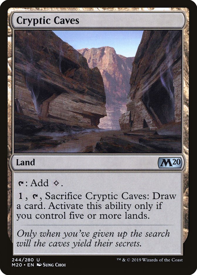 Cryptic Caves [Core Set 2020] | Tabernacle Games
