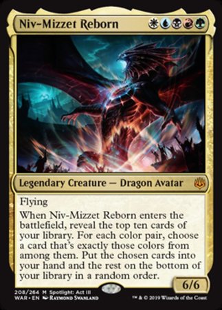 Niv-Mizzet Reborn [War of the Spark] | Tabernacle Games