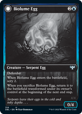 Biolume Egg // Biolume Serpent [Innistrad: Double Feature] | Tabernacle Games