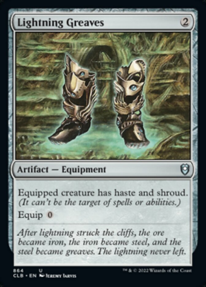 Lightning Greaves [Commander Legends: Battle for Baldur's Gate] | Tabernacle Games