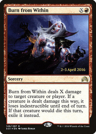 Burn from Within [Shadows over Innistrad Promos] | Tabernacle Games