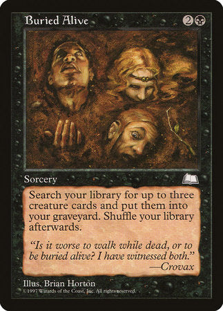 Buried Alive [Weatherlight] | Tabernacle Games