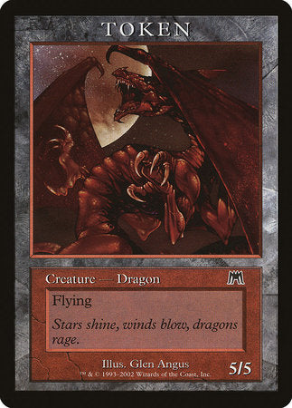 Dragon Token (Onslaught) [Magic Player Rewards 2002] | Tabernacle Games