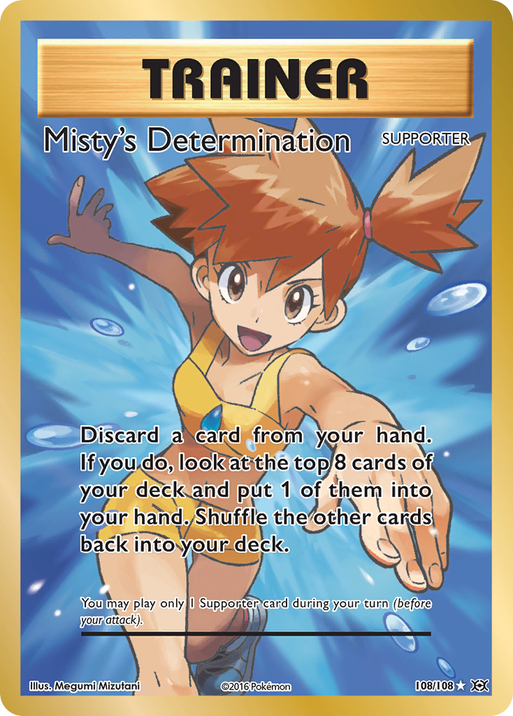 Misty's Determination (108/108) [XY: Evolutions] | Tabernacle Games