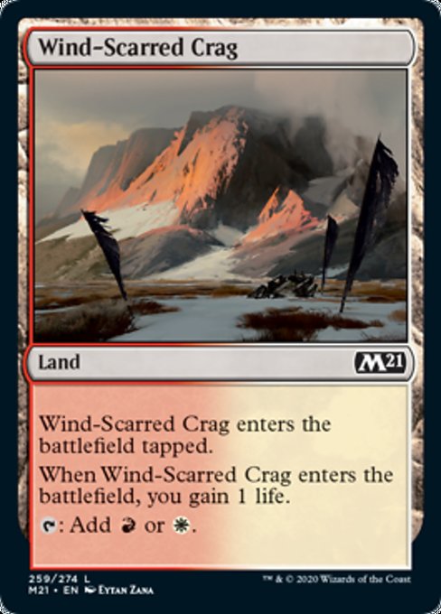 Wind-Scarred Crag [Core Set 2021] | Tabernacle Games