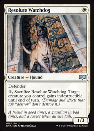 Resolute Watchdog [Ravnica Allegiance] | Tabernacle Games