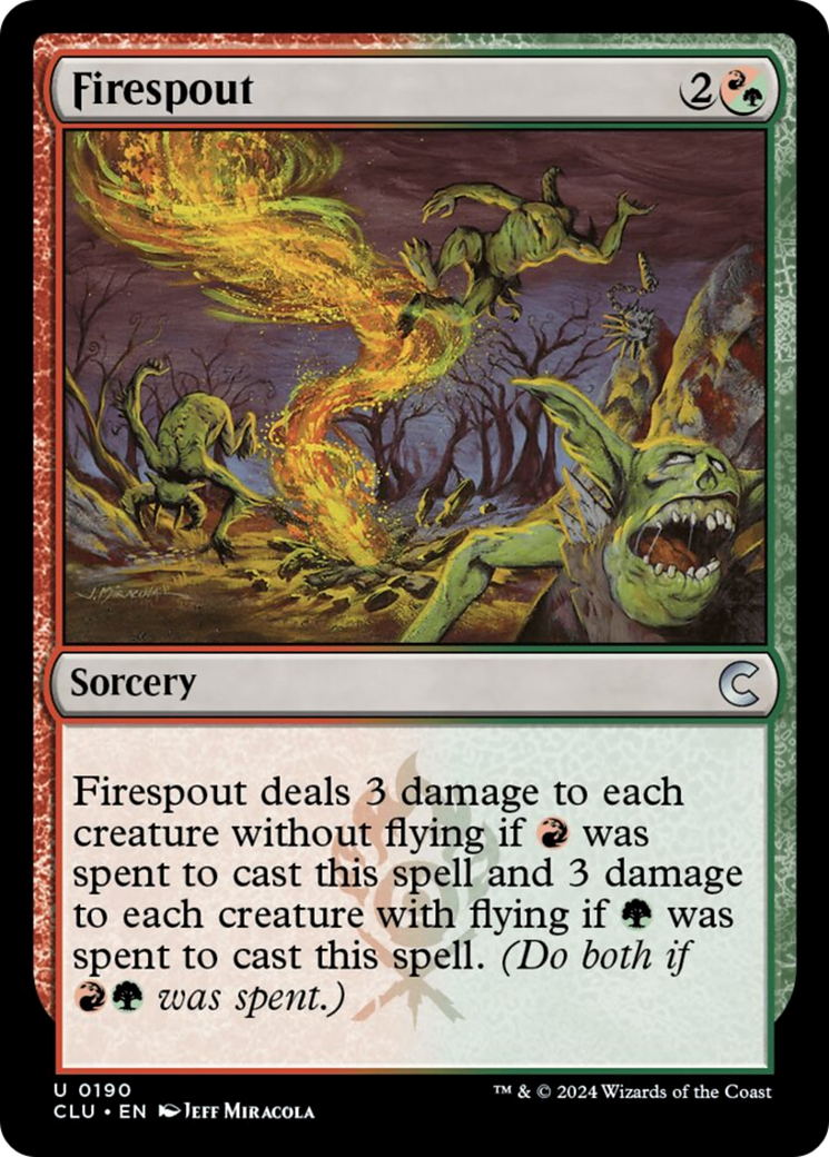 Firespout [Ravnica: Clue Edition] | Tabernacle Games