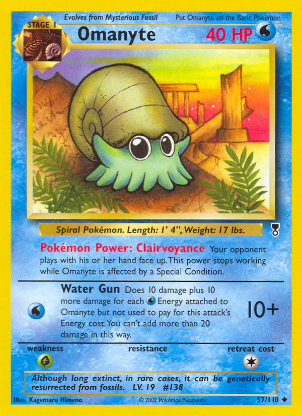 Omanyte (57/110) [Legendary Collection] | Tabernacle Games