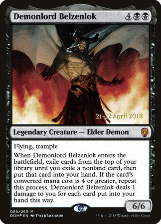 Demonlord Belzenlok [Dominaria Promos] | Tabernacle Games