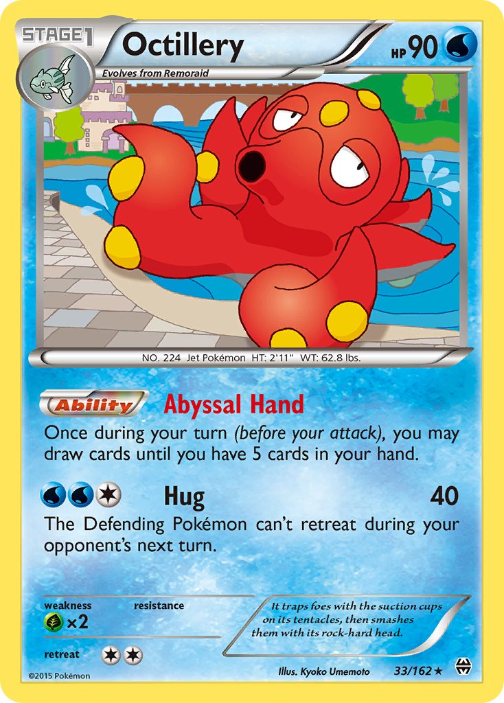 Octillery(33/162) (Theme Deck Exclusive) [XY: BREAKthrough] | Tabernacle Games