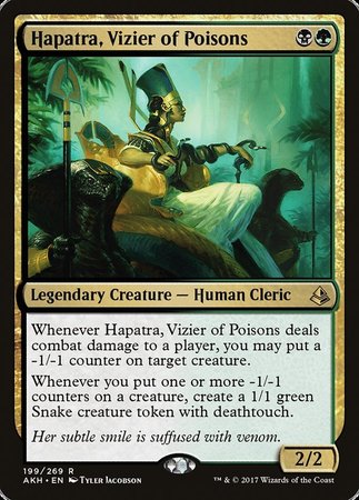 Hapatra, Vizier of Poisons [Amonkhet] | Tabernacle Games