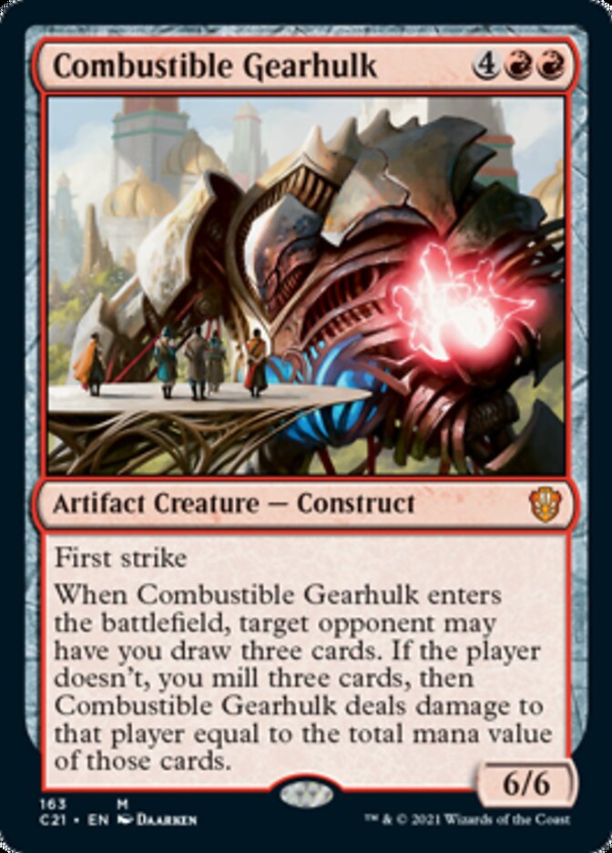Combustible Gearhulk [Commander 2021] | Tabernacle Games