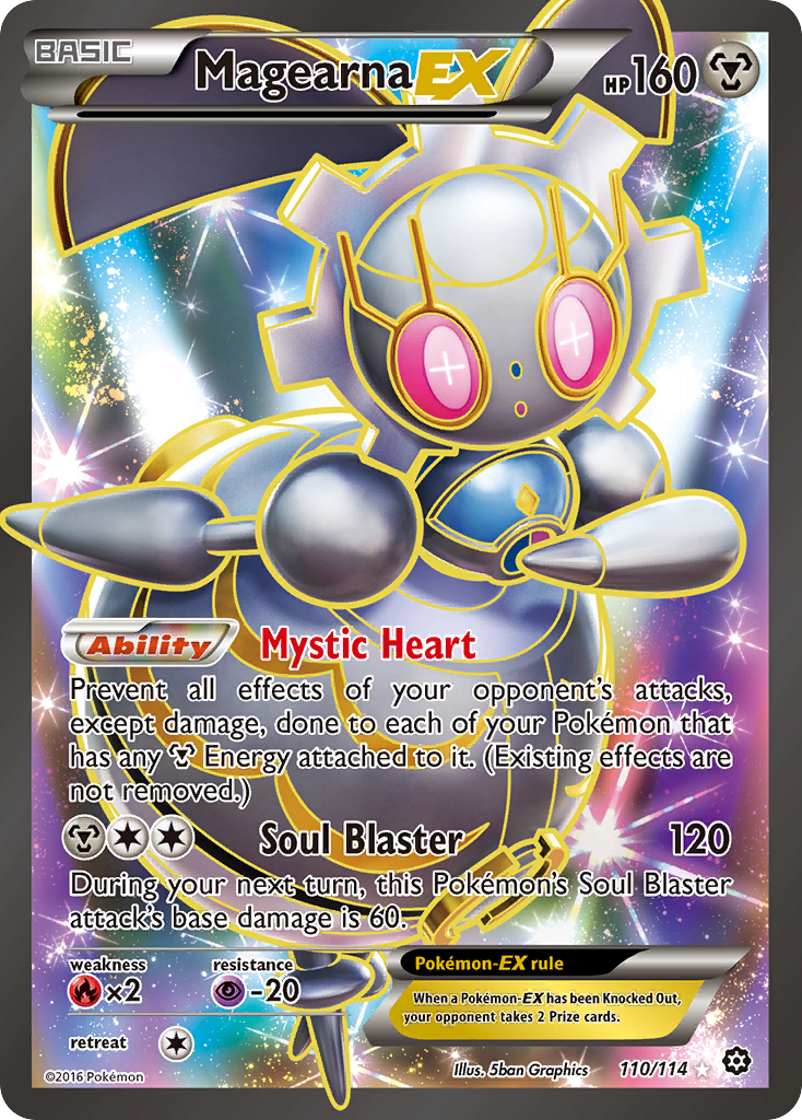 Magearna EX (110/114) [XY: Steam Siege] | Tabernacle Games