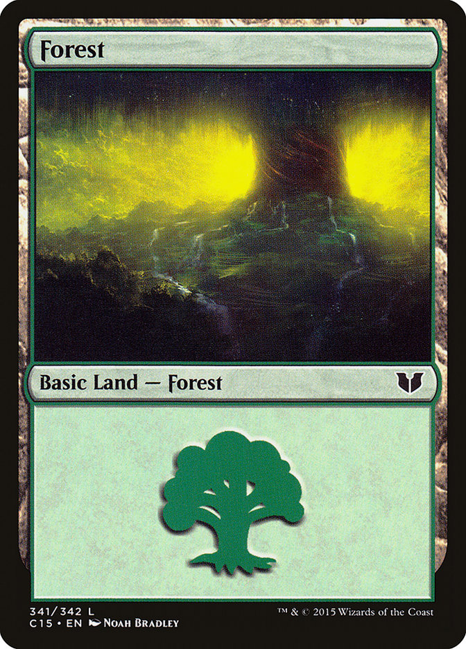 Forest (341) [Commander 2015] | Tabernacle Games