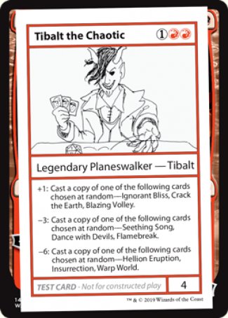Tibalt the Chaotic (2021 Edition) [Mystery Booster Playtest Cards] | Tabernacle Games