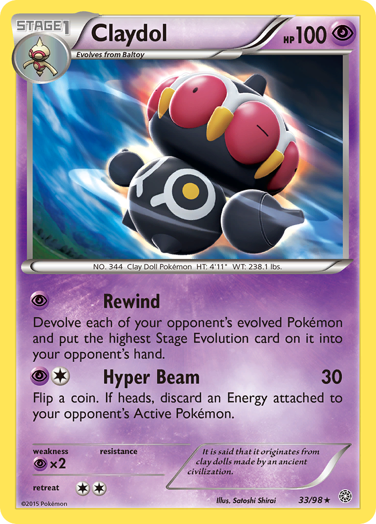 Claydol (33/98) [XY: Ancient Origins] | Tabernacle Games