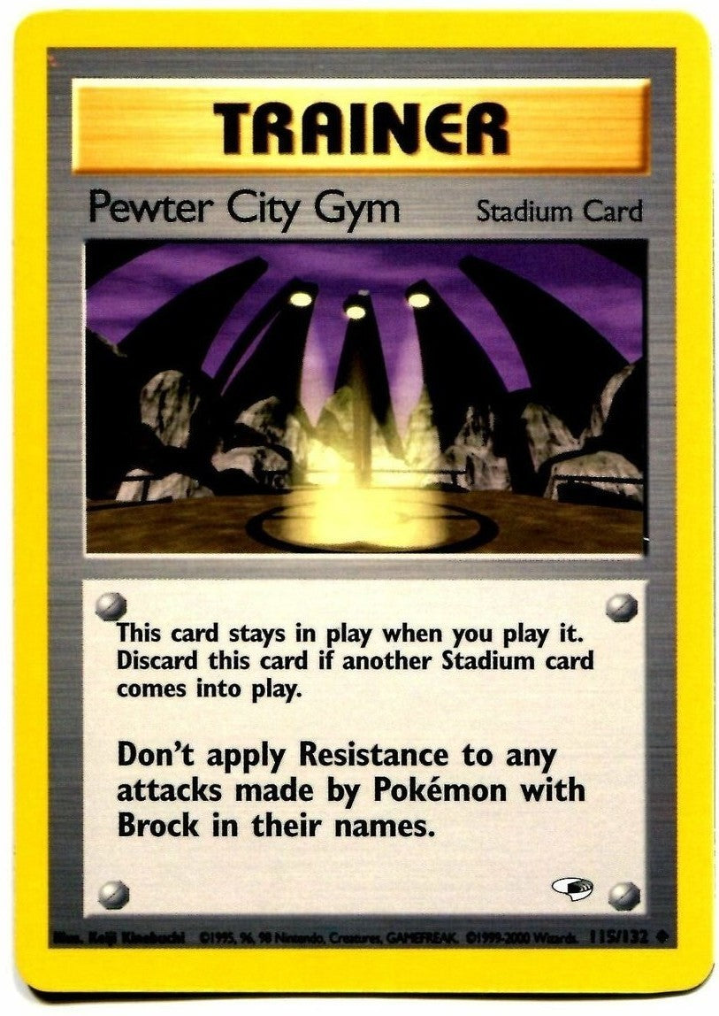 Pewter City Gym (115/132) [Gym Heroes Unlimited] | Tabernacle Games