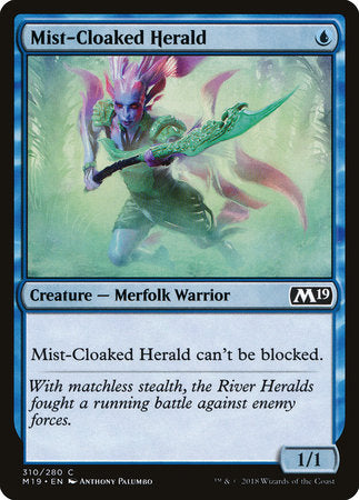 Mist-Cloaked Herald [Core Set 2019] | Tabernacle Games