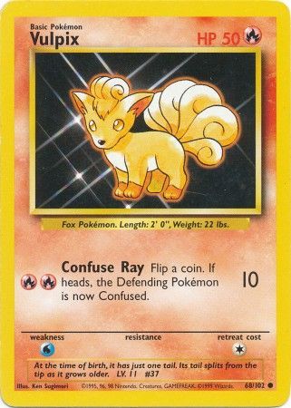 Vulpix (68/102) [Base Set Unlimited] | Tabernacle Games