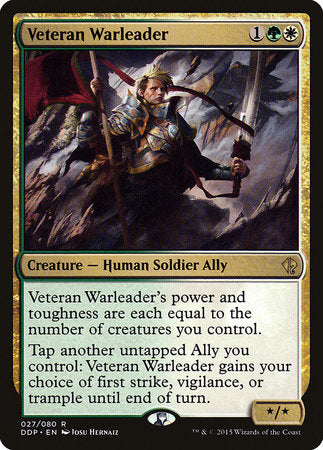 Veteran Warleader [Duel Decks: Zendikar vs. Eldrazi] | Tabernacle Games