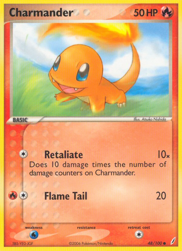 Charmander (48/100) [EX: Crystal Guardians] | Tabernacle Games