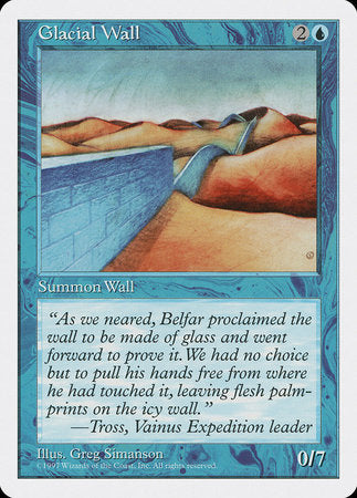 Glacial Wall [Fifth Edition] | Tabernacle Games