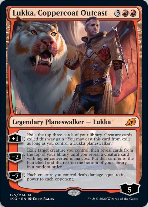 Lukka, Coppercoat Outcast [Prerelease Ikoria: Lair of Behemoths] | Tabernacle Games