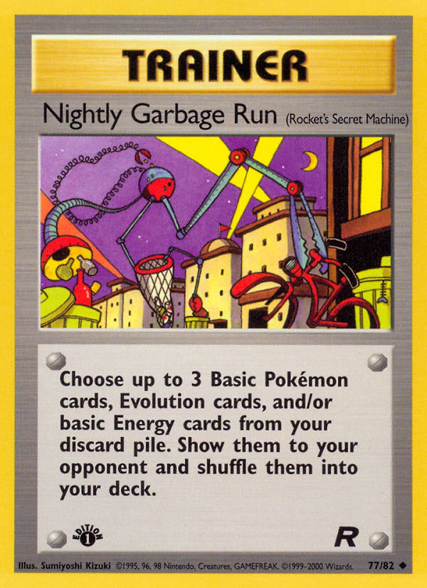 Nightly Garbage Run (77/82) [Team Rocket 1st Edition] | Tabernacle Games