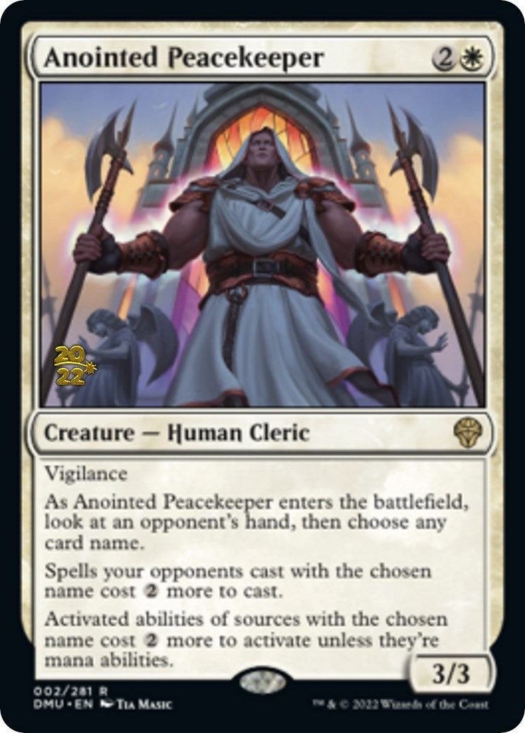 Anointed Peacekeeper [Dominaria United Prerelease Promos] | Tabernacle Games