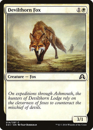 Devilthorn Fox [Shadows over Innistrad] | Tabernacle Games