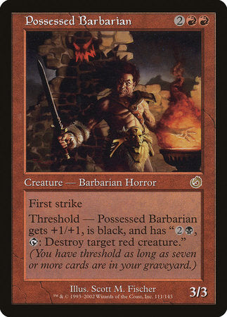 Possessed Barbarian [Torment] | Tabernacle Games
