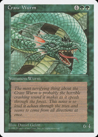 Craw Wurm [Fourth Edition] | Tabernacle Games