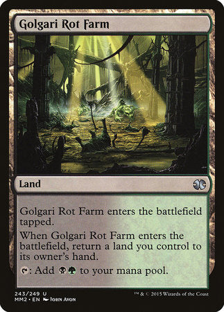 Golgari Rot Farm [Modern Masters 2015] | Tabernacle Games