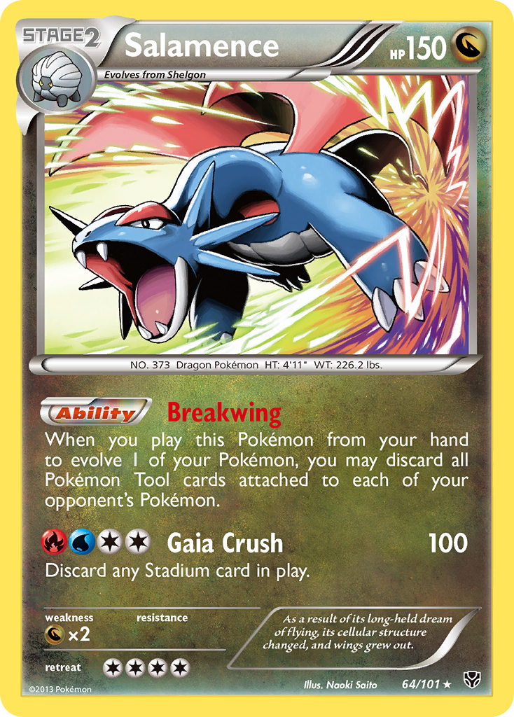 Salamence (64/101) [Black & White: Plasma Blast] | Tabernacle Games