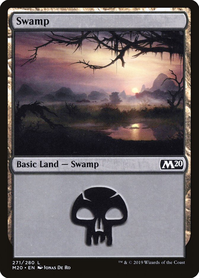 Swamp (#271) [Core Set 2020] | Tabernacle Games