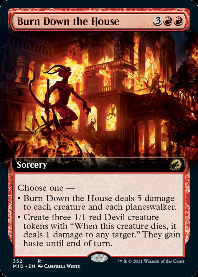 Burn Down the House (Extended) [Innistrad: Midnight Hunt] | Tabernacle Games