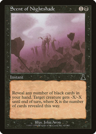 Scent of Nightshade [Urza's Destiny] | Tabernacle Games