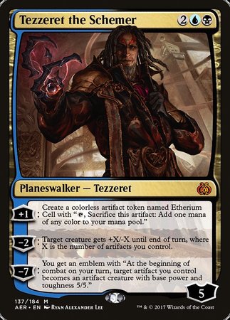 Tezzeret the Schemer [Aether Revolt] | Tabernacle Games